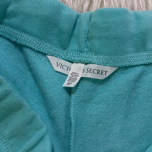 Victoria’s Secret turquoise sparkling sequins soft pants size small - Picture 5 of 6
